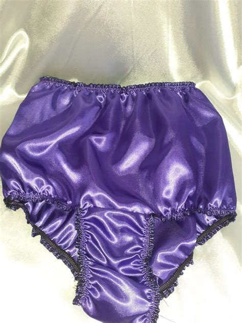 shiny satin knickers